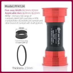 PF4124 BB86 92 Pressfit Bottom Brackets Mtb Road Bicycle BB PF4130 PF41-DUB Frame Shell 86.5-92mm Fit for Shimano SRAM GXP-DUB