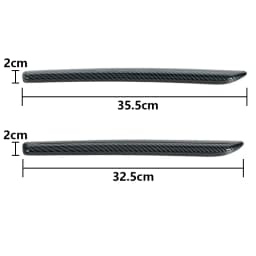 Car LHD Center Console Door Panel Carbon Fiber Trim ABS For Audi A3 S3 RS3 2014-2018 Interior Moldings Cover Trims