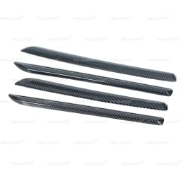 Car LHD Center Console Door Panel Carbon Fiber Trim ABS For Audi A3 S3 RS3 2014-2018 Interior Moldings Cover Trims