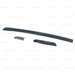 Car LHD Center Console Door Panel Carbon Fiber Trim ABS For Audi A3 S3 RS3 2014-2018 Interior Moldings Cover Trims