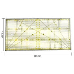 1/2pcs 15cm Quilting Patchwork Ruler Fabric Cloth Cutting Ruler Acrylic Sewing Rulers DIY Knitting Crafts Tailor Sewing Tools