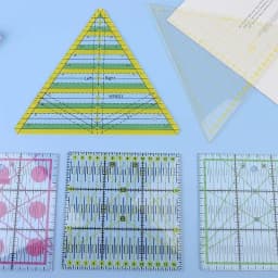 1/2pcs 15cm Quilting Patchwork Ruler Fabric Cloth Cutting Ruler Acrylic Sewing Rulers DIY Knitting Crafts Tailor Sewing Tools