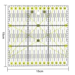 1/2pcs 15cm Quilting Patchwork Ruler Fabric Cloth Cutting Ruler Acrylic Sewing Rulers DIY Knitting Crafts Tailor Sewing Tools