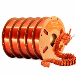 Eryone 5KG Ultra Silk PLA Premium Filament 3D Print, 1.75mm Multicolor Available 1kg Ultra Silk PLA, 1KG/Spool