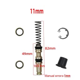 Motorcycle Scooter Brake Pump Front and Rear Master Cylinder Piston Oil Seal Leather Bowl Repair Kit 14mm 12.7mm 11mm