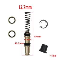 Motorcycle Scooter Brake Pump Front and Rear Master Cylinder Piston Oil Seal Leather Bowl Repair Kit 14mm 12.7mm 11mm