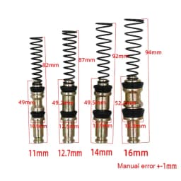 Motorcycle Scooter Brake Pump Front and Rear Master Cylinder Piston Oil Seal Leather Bowl Repair Kit 14mm 12.7mm 11mm