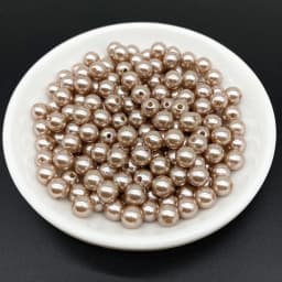 4 6 8 10mm Imitation Pearl Acrylic Beads Loose Spacer Round Bead Necklace bracelet pendant earrings Jewelry Making DIY Accessory