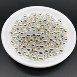 4 6 8 10mm Imitation Pearl Acrylic Beads Loose Spacer Round Bead Necklace bracelet pendant earrings Jewelry Making DIY Accessory