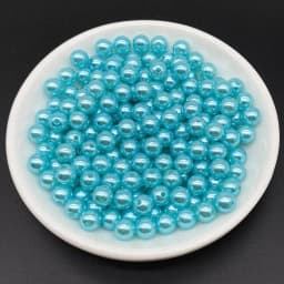 4 6 8 10mm Imitation Pearl Acrylic Beads Loose Spacer Round Bead Necklace bracelet pendant earrings Jewelry Making DIY Accessory