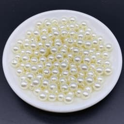 4 6 8 10mm Imitation Pearl Acrylic Beads Loose Spacer Round Bead Necklace bracelet pendant earrings Jewelry Making DIY Accessory