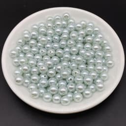 4 6 8 10mm Imitation Pearl Acrylic Beads Loose Spacer Round Bead Necklace bracelet pendant earrings Jewelry Making DIY Accessory