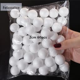 1cm To 5cm Availalble Modelling Polystyrene Styrofoam Foam Round Balls Spheres Crafts DIY Party Wedding Ball Decoration Supplies