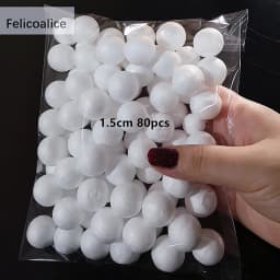 1cm To 5cm Availalble Modelling Polystyrene Styrofoam Foam Round Balls Spheres Crafts DIY Party Wedding Ball Decoration Supplies