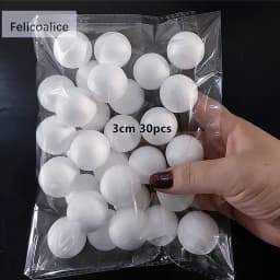 1cm To 5cm Availalble Modelling Polystyrene Styrofoam Foam Round Balls Spheres Crafts DIY Party Wedding Ball Decoration Supplies