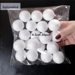 1cm To 5cm Availalble Modelling Polystyrene Styrofoam Foam Round Balls Spheres Crafts DIY Party Wedding Ball Decoration Supplies