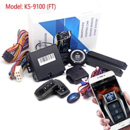 Universal Car Alarm Auto Start Stop System Remote Control Engine Ignition Autostart Kit Keyless Push Start System Car Accessorie