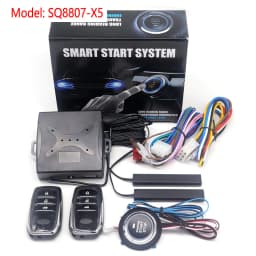 Universal Car Alarm Auto Start Stop System Remote Control Engine Ignition Autostart Kit Keyless Push Start System Car Accessorie