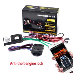 Universal Car Alarm Auto Start Stop System Remote Control Engine Ignition Autostart Kit Keyless Push Start System Car Accessorie