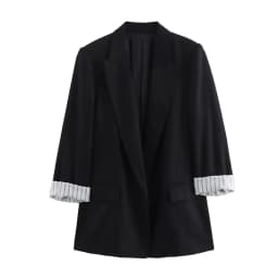Willshela Women Fashion With Pockets Solid Blazer Vintage Notched Neck Long Sleeves Female Chic Lady Outfits