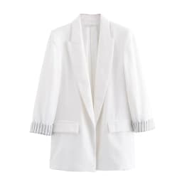 Willshela Women Fashion With Pockets Solid Blazer Vintage Notched Neck Long Sleeves Female Chic Lady Outfits