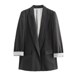 Willshela Women Fashion With Pockets Solid Blazer Vintage Notched Neck Long Sleeves Female Chic Lady Outfits