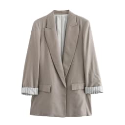 Willshela Women Fashion With Pockets Solid Blazer Vintage Notched Neck Long Sleeves Female Chic Lady Outfits