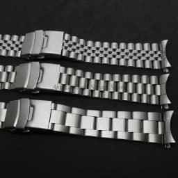 Stainless Steel Strap for Seiko Watch Band 18mm 19mm 20mm 22mm 24mm for Oyster for Jubilee Curved Metal Bracelet Men Women Band