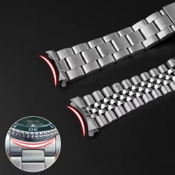 Stainless Steel Strap for Seiko Watch Band 18mm 19mm 20mm 22mm 24mm for Oyster for Jubilee Curved Metal Bracelet Men Women Band