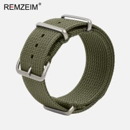 High Quality Nylon Watch Strap Brown Green Black Band Military Casual Watchband Army Sport Bracelet Replacement Belt