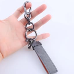 2pcs Metal Spring Snap Hooks Clip, Car Keys Keychain, Trigger Spring Swivel Buckles for Bags Keys