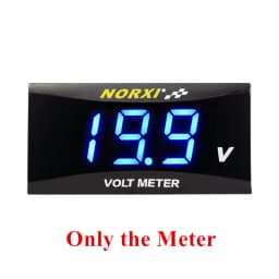 Motorcycle Meter Voltmeter Water Temperature Mini Super Blog Digital 6V 12V Electromobile Thermometer Gauge Car Volt Meter