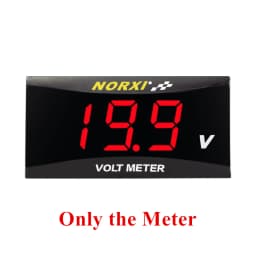 Motorcycle Meter Voltmeter Water Temperature Mini Super Blog Digital 6V 12V Electromobile Thermometer Gauge Car Volt Meter