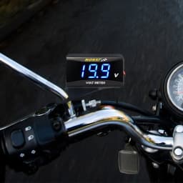 Motorcycle Meter Voltmeter Water Temperature Mini Super Blog Digital 6V 12V Electromobile Thermometer Gauge Car Volt Meter