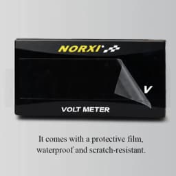 Motorcycle Meter Voltmeter Water Temperature Mini Super Blog Digital 6V 12V Electromobile Thermometer Gauge Car Volt Meter