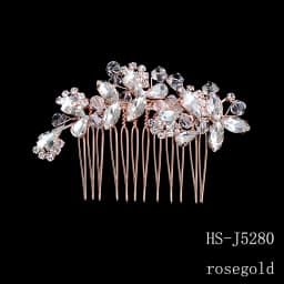 Bridal Wedding Hair Accessories Crystal Flower Hair Combs Clips for Women Bride Headpiece Bridesmaid Party Jewelry Gift