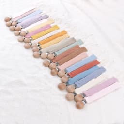 Baby Pacifier Clip Pacifier Anti-lost Chain Clip Nipple Holder Soft Cotton Children Kid Pacifier Soother Holder