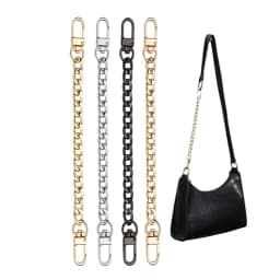 Chain Bag Strap Accessories 20cm Extension Chain Bag Metal Chain Solid Color DIY Chain Durable Gold Silver Black Belts