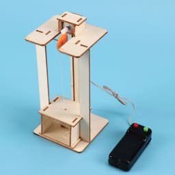 Children's Puzzle Toys Science Experiment Puzzle Kit Creative Education DIY Electric Elevator Lift Model School Teaching Aids