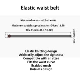 Men's elastic belt Women's elastic belts Fashion Minimalist Belt with Jeans Outdoor Sports Pin Buckle Unisex Belt