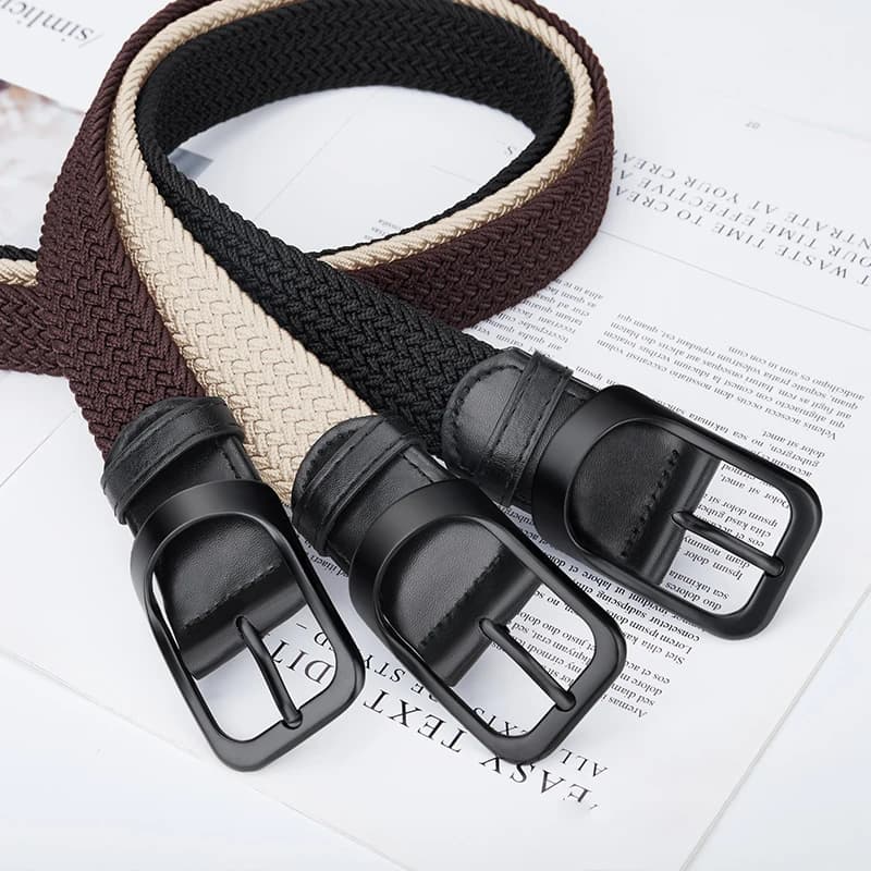 Men's elastic belt Women's elastic belts Fashion Minimalist Belt with Jeans Outdoor Sports Pin Buckle Unisex Belt