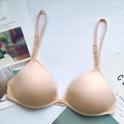 FINETOO Sexy Thin Seamless Bras Women Triangle Cup Underwear Female Beauty Back Front Buckle Bra Cross Straps Tops Lingerie New