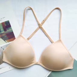 FINETOO Sexy Thin Seamless Bras Women Triangle Cup Underwear Female Beauty Back Front Buckle Bra Cross Straps Tops Lingerie New