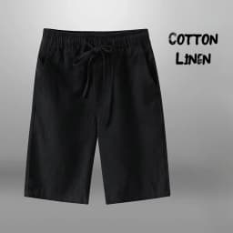 Men Shorts for Men Cotton Linen Casual Breathable Beach Shorts Men's Short Sweatpants Vacation Gym Basketball