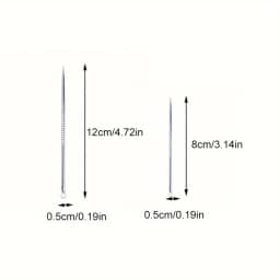Stainless Steel Blackhead Remover, Pimple Popper Tool for Blemish, Whitehead, Acne Removal, Suitable for Normal Skin