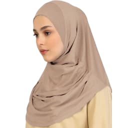 New Ready To Go Wear Instant Hijab for Women Solid Color Hemp Headscarf Neck Cover Sports Hijabs Pinless Islam Shawls and Wraps