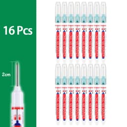 4-80Pcs 2cm Waterproof Long Head Markers Deep Hole Marker Pen for Metal Carpenter Red/Black/Blue/Green Ink Woodworking Tools