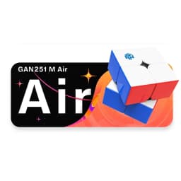 【JudyCube】GAN 251 M Pro 2x2 Magnetic Speed Cube Professional GAN Cube 251M AIR Puzzles GAN 249 V2 Stress Reliever Toys Gan Cubes