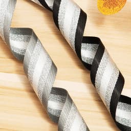 1.5 Inch Wide 3 Meters Metallic Golden/Silver Strip Webbing Strap For Bag Strap DIY Crafting Projects