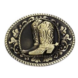 Western Cowboy Relief Belt Buckle Metal Multiple Type Personality Rock Belt Link Buckle Unisex Belt Buckle DIY Supplies